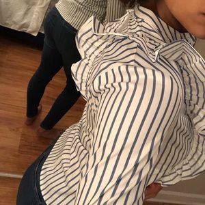 Banana Republic Long Sleeve Stripped Shirt